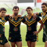 Queensland and Australia’s golden generation of (l-r) Cooper Cronk, Cameron Smith, Billy Slater and Greg Inglis have been inducted into the Hall of Fame.