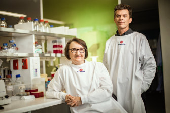 Professor James Beeson and  Professor Heidi Drummer are keen to translate insights gleaned from their research into vaccines.