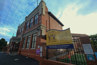 St Michaelâ€™s Primary School in North Melbourne. 