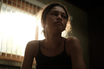 Zendaya plays recovering drug addict Rue in the hit HBO show. 