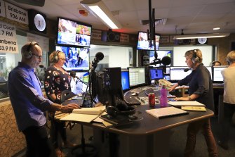 Fran Kelly and Raf Epstein led ABC’s radio coverage of the 2019 federal election night count.