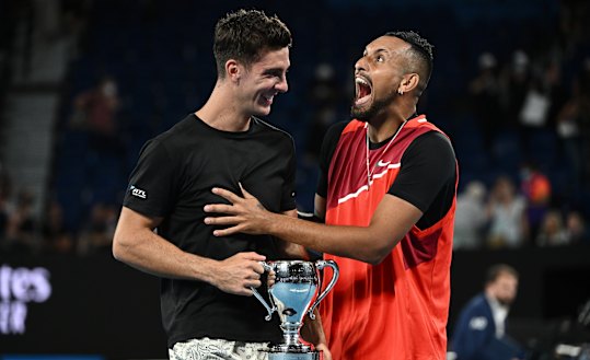Thanasi Kokkinakis and Nick Kyrgios were a huge hit as doubles partners at the 2022 Australian Open.