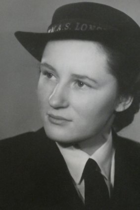 Jess Flanders as a member of the Women’s Royal Australian Naval Service.