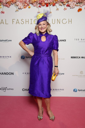 Kerri-Anne Kennerley at Thursday’s ATC Everest Carnival Fashion Lunch.