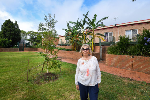 Emily Bullock moved into the housing estate not long after it was built and doesn't want to leave.