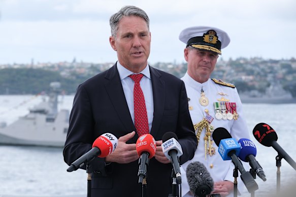 Speaking at a naval event in Sydney, Deputy Prime Minister Richard Marles said it was “business as usual”. 
