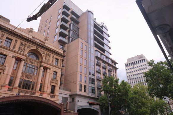 The Westin Melbourne in Collins Street.