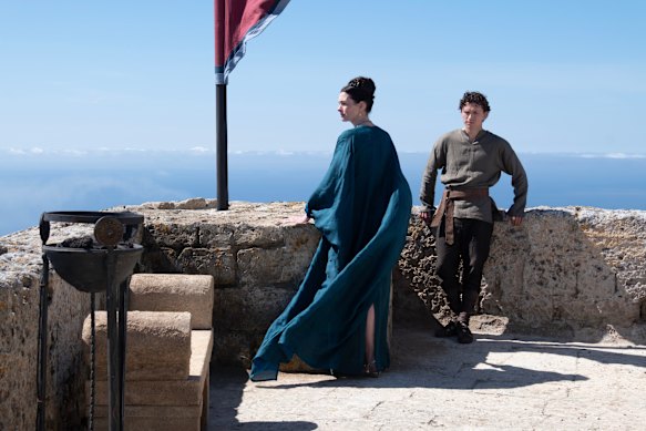 It stars Anne Hathaway as Penelope and Tom Holland as Telemachus.