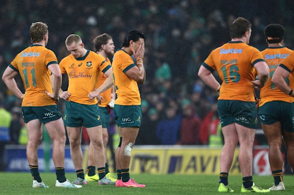 The Wallabies come to terms with a big loss against Ireland.