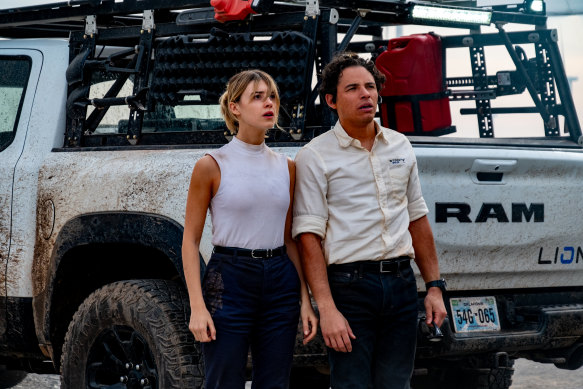 Daisy Edgar-Jones and Anthony Ramos star as a new generation of storm chasers in Twisters.