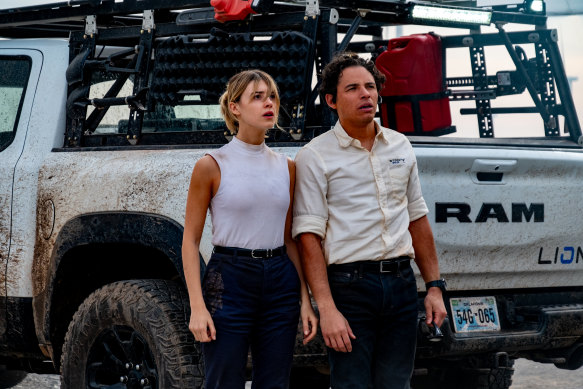 Daisy Edgar-Jones and Anthony Ramos star as a new generation of storm chasers in Twisters.