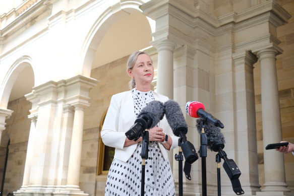 Outgoing Queensland Attorney-General Yvette D’Ath.