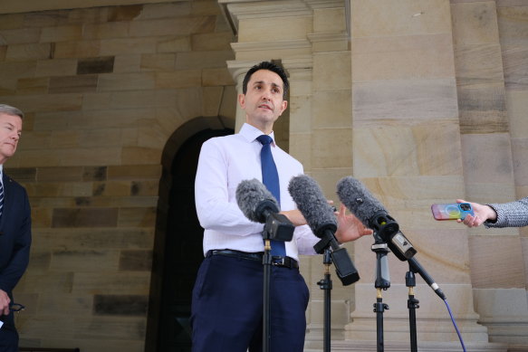 Queensland opposition leader David Crisafulli. 