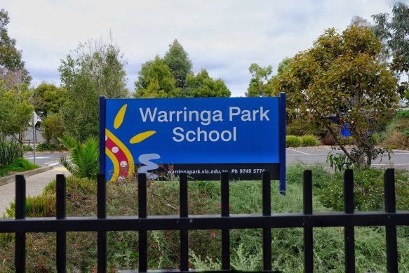 Warringa Park School in Hoppers Crossing.