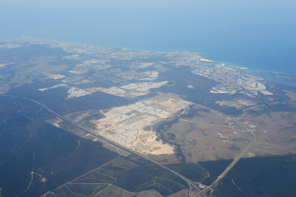 The new suburb of Baringa, among the sprawling developments outside Caloundra – and within its namesake electorate – had the state’s largest population growth in 2022-23 with 1700 people.