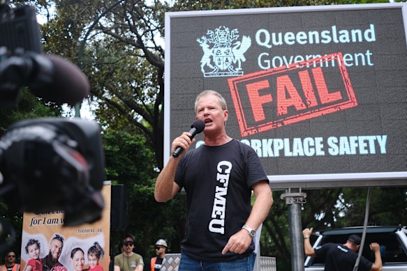 The CFMEU’s former Queensland secretary, Michael Ravbar.