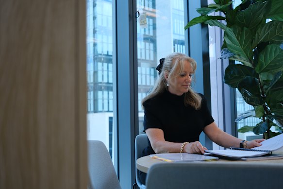 Queensland Human Rights Commissioner Debbie Platz APM in her Brisbane office during her first month in the role.