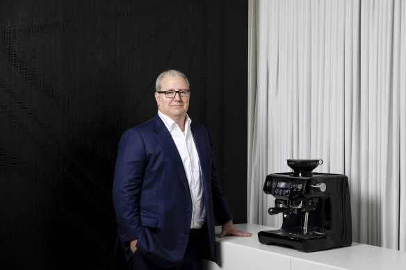 Jim Clayton is the chief executive of Breville Group. 