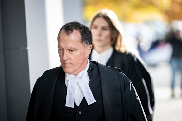 Defence counsel Colin Mandy, SC.