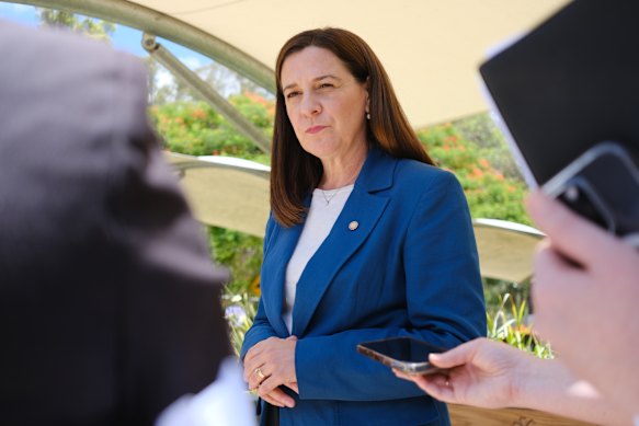 Queensland Attorney-General Deb Frecklington would have the power to ban symbols, but phrases would be considered before the parliament.