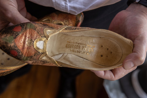 A pair of 1930s shoes from Georges, bought in a National Trust shop.