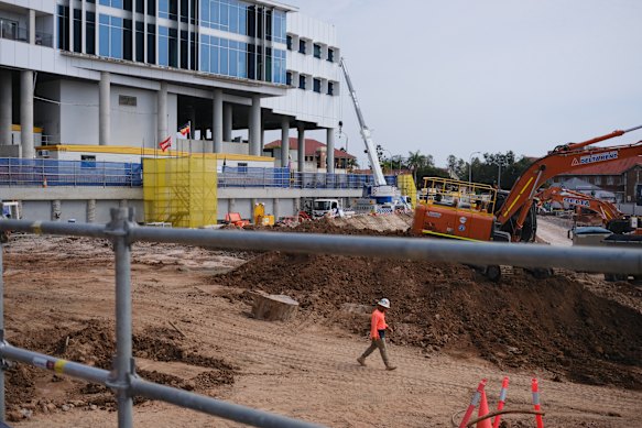 The expansion of Ipswich Hospital was among the projects considered in the Sangster review.