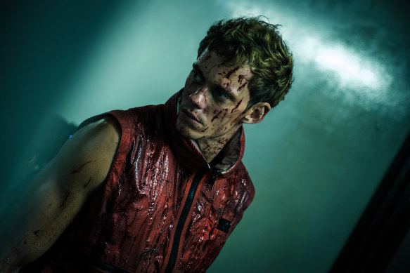 Bill Skarsgard plays  an innocent-turned-warrior in a dystopian society in Boy Kills World.