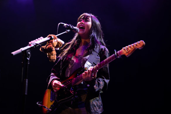 Beabadoobee live at The Forum in Melbourne on September 10, 2022.