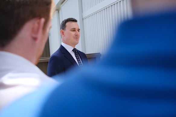 Housing Minister Sam O’Connor was left to face the media on Tuesday over the state’s response to the Bondi attack.