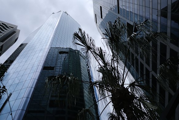 111 Eagle Street and the Riverside Centre in Brisbane’s CBD host two of the so-called big four consulting firms – Deloitte and EY.