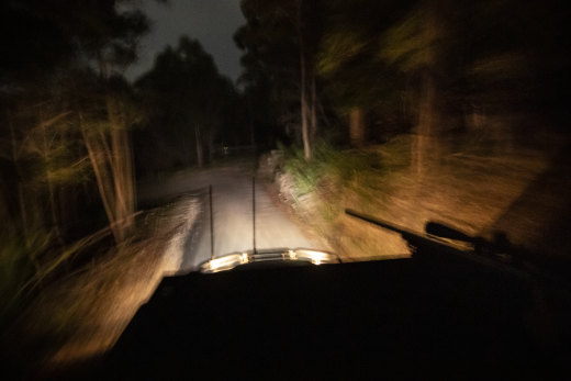 Thermal imaging beats searching for deer in the headlights during a culling exercise with the Local Land Services.