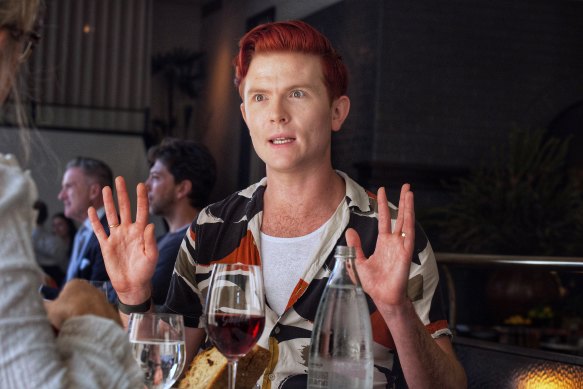 Rhys Nicholson at Gimlet, one of his favourite restaurants in Melbourne. 