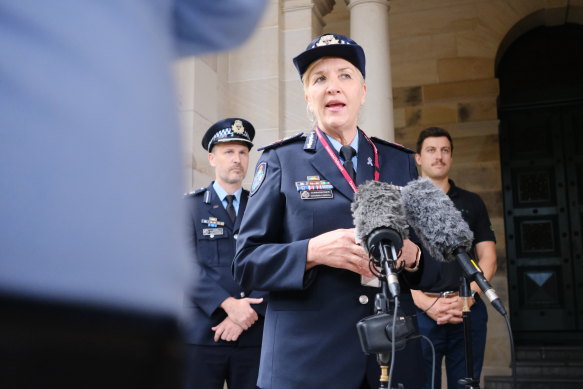 “When I walked through the gates of the police academy 41 years ago, I had no idea what a career in policing was, where it would take me,” Katarina Carroll said on Tuesday.