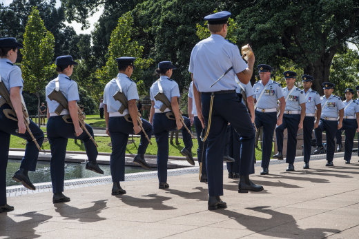 The Royal Air Force Association (NSW branch) led a service at the Anzac Memorial in Hyde Park  for centenary commemorations.
