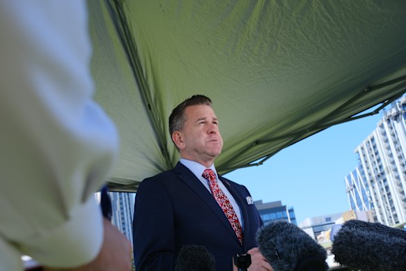 Queensland Deputy Premier Jarrod Bleijie has been busy announcing towers. 