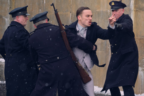 Michael Gray (Finn Cole) swears vengeance against Tommy in the final season of Peaky Blinders.