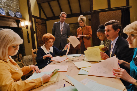 Nolly, with Bonham Carter (second from left) as Noele Gordon, takes us inside the making of the iconic British soap opera Crossroads.