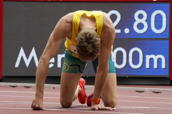 The agony and the ecstasy: Australia’s James Turner.