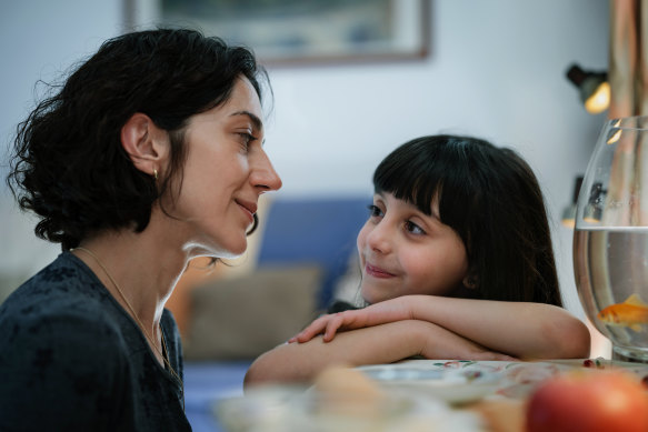 Zar Amir Ebrahimi as Shayda and Selina Zahednia as Mona in Noora Niasari’s debut feature Shayda.