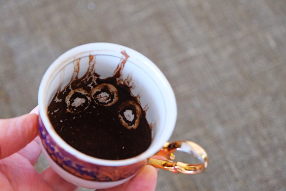 Learning about the art of Turkish tasseography meant paying $45 for a cup.