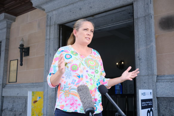 Labor’s lord mayoral candidate, Tracey Price, wants to hold a design competition on the future of King George Square.