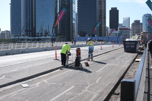 The council has already done work to prepare for shade structures on the Victoria Bridge, but their installation has been put off further into the future.