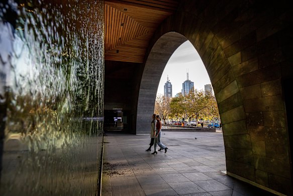 The NGV Waterwall is one of the gallery’s most cherished design elements.