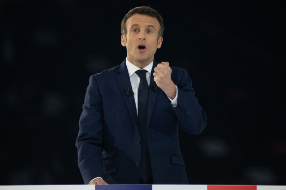 French President Emmanuel Macron.