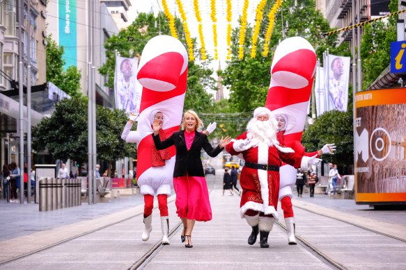 Melbourne lord mayor Sally Capp says it feels like Christmas has been turbo-boosted. 