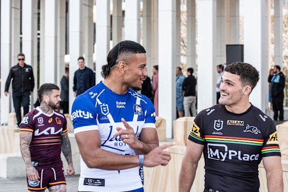 Did you see our new video, Nath? Stephen Crichton and Nathan Cleary at Monday’s NRL finals launch.