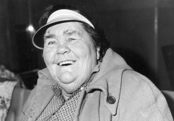 The very independent Bee Miles pictured in 1965.