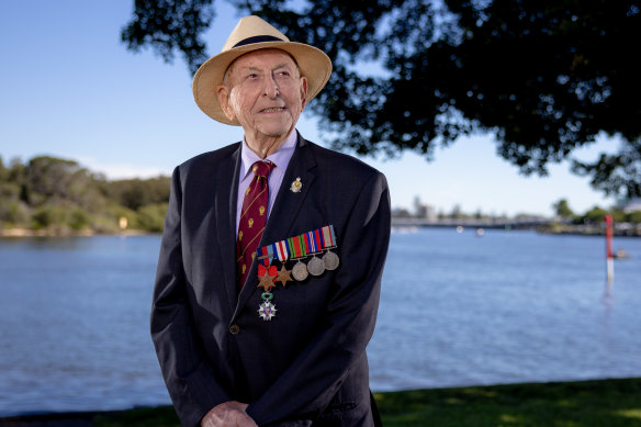 WWII veteran Jack Thomas will join the Anzac Day march.