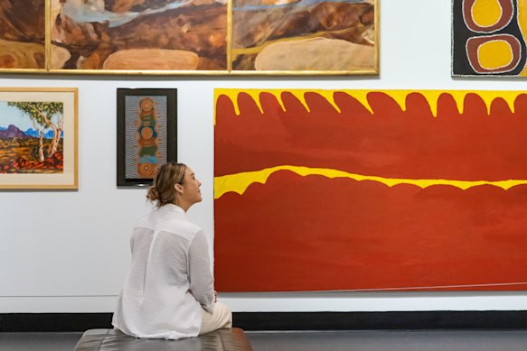 Works at the Aboriginal Art Fair.