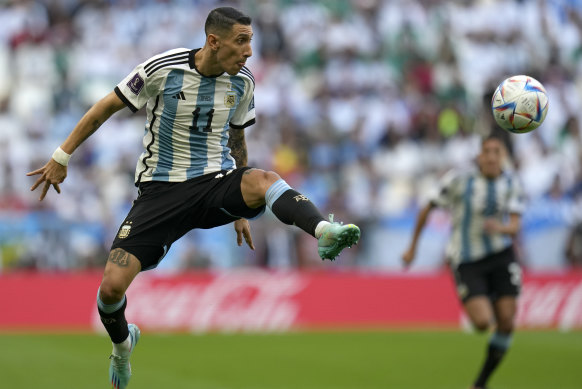 Argentina winger Angel Di Maria.